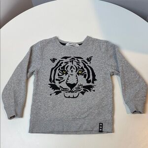 H&M Kids Tiger Print Kids Sweatshirt. Size 4-6Y